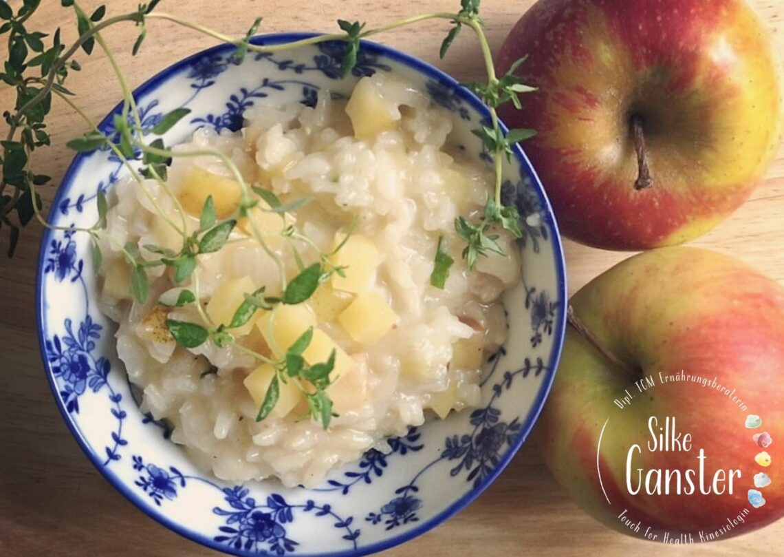 TCM Rezept Apfel Thymian Risotto Traditionelle chinesische Medizin Ernährungsberatung